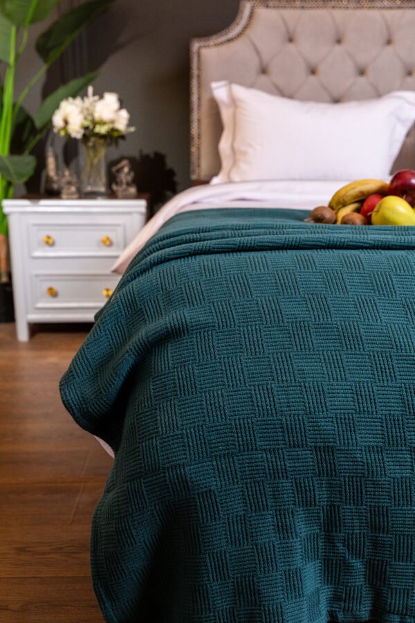 Cozy Knit Tricot Blanket