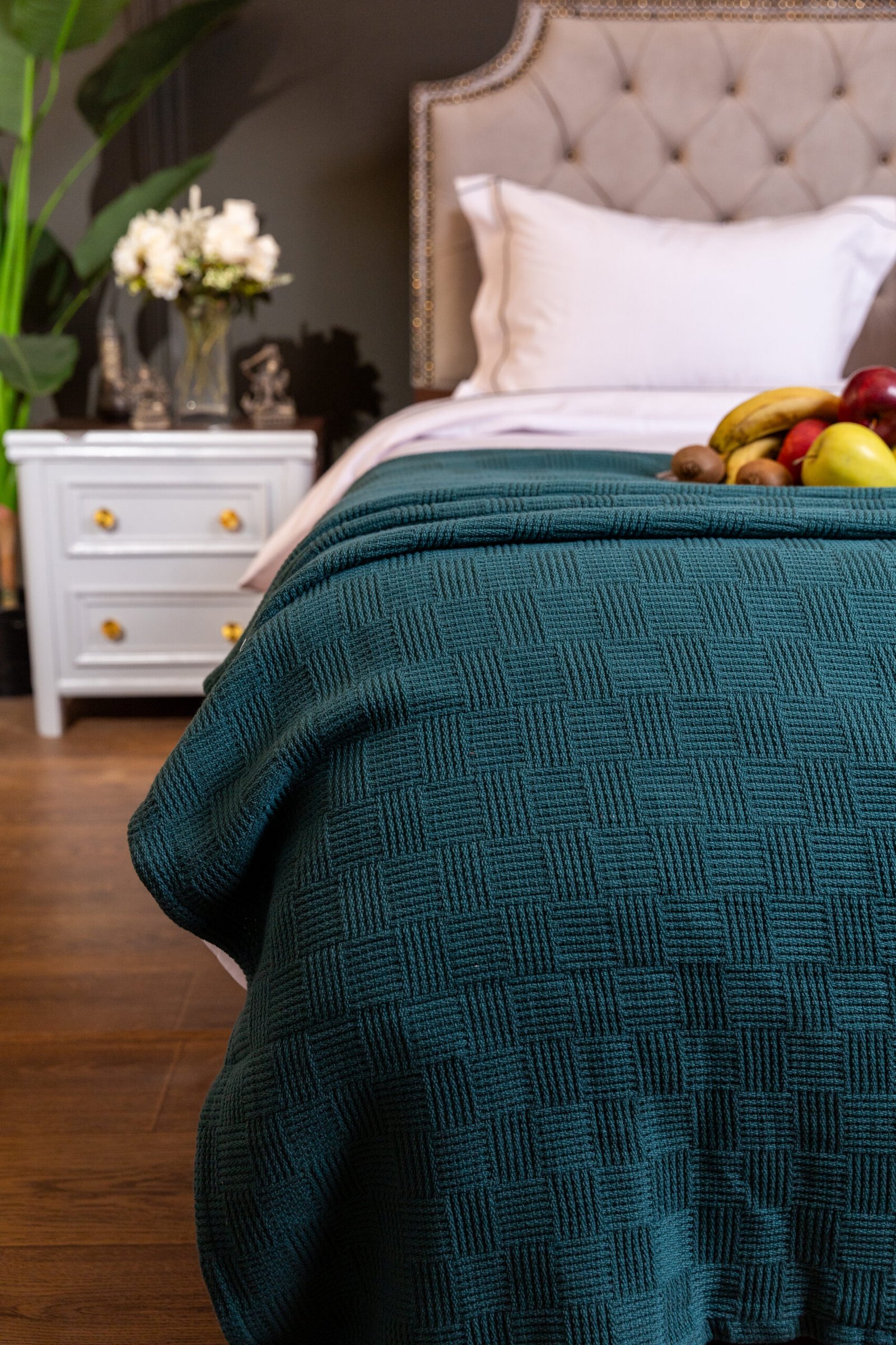 Cozy Knit Tricot Blanket