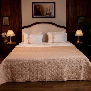 Regal Embroidery Sheet Set with satin stitching – 3 pcs